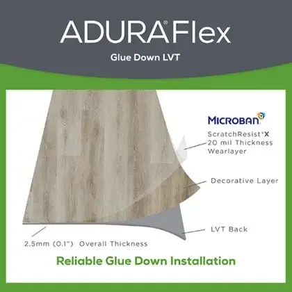 Glue Down LVP